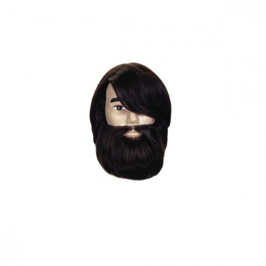 OEFENHOOFD Samuel met baard en snor